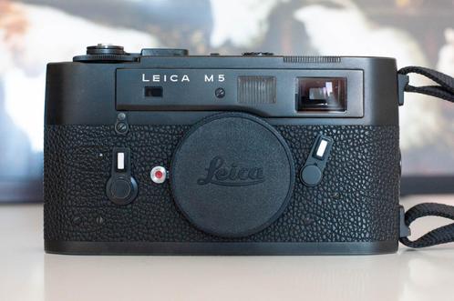 Leica M5 zwart, Audio, Tv en Foto, Fotocamera's Analoog, Gebruikt, Compact, Leica, Ophalen of Verzenden