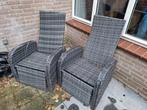 Lig stoelen inclusief kussens, Ophalen, Gebruikt, Kunststof