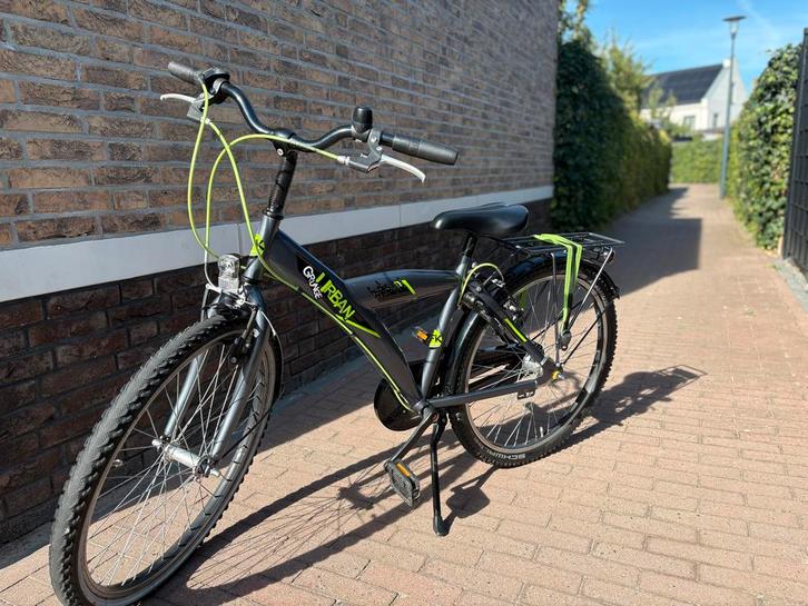 Bike fun Urban Grunge jongens fiets 24 inch 3 versnellingen., Fietsen en Brommers, Fietsen | Dames | Damesfietsen, Zo goed als nieuw