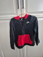Rood/zwart Nike hoodie vest mt 137-147, Ophalen of Verzenden, Zo goed als nieuw, Jongen of Meisje, Trui of Vest