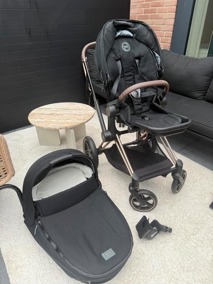 Cybex priam 4 - rose gold, Kinderen en Baby's, Kinderwagens en Combinaties, Nieuw, Kinderwagen, Overige merken, Met reiswieg, Ophalen