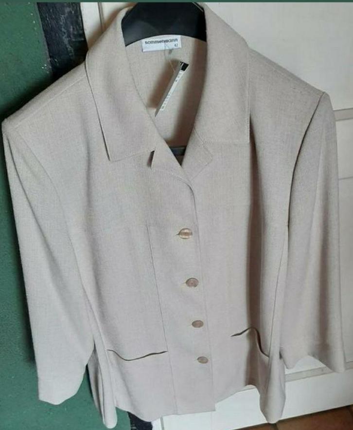 Sommermann jasje colbert vest maat 44, Kleding | Dames, Blouses en Tunieken, Nieuw, Maat 42/44 (L), Blauw, Ophalen of Verzenden