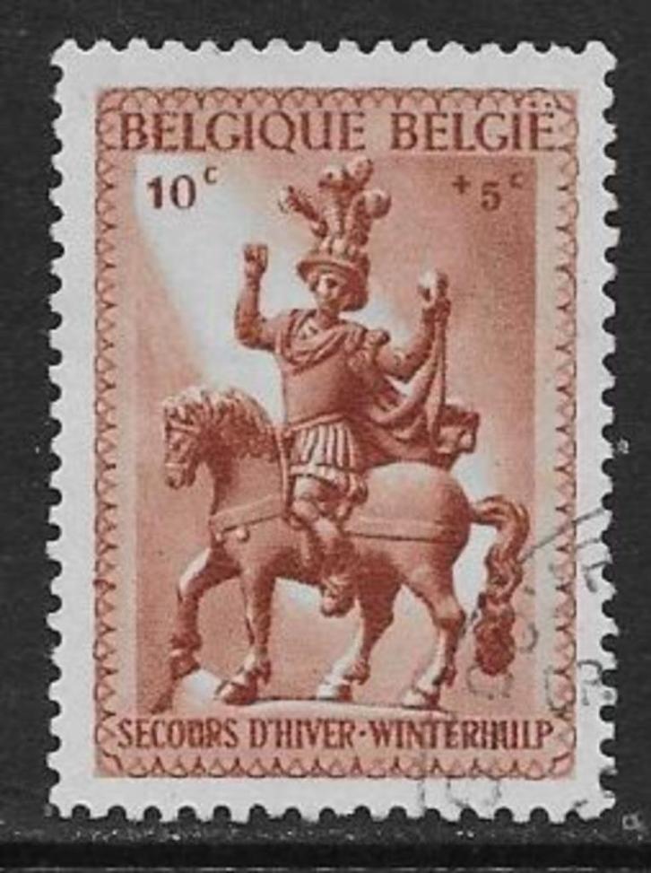 België 1941   Winterhulp   582, Postzegels en Munten, Postzegels | Europa | België, Gestempeld, Verzenden