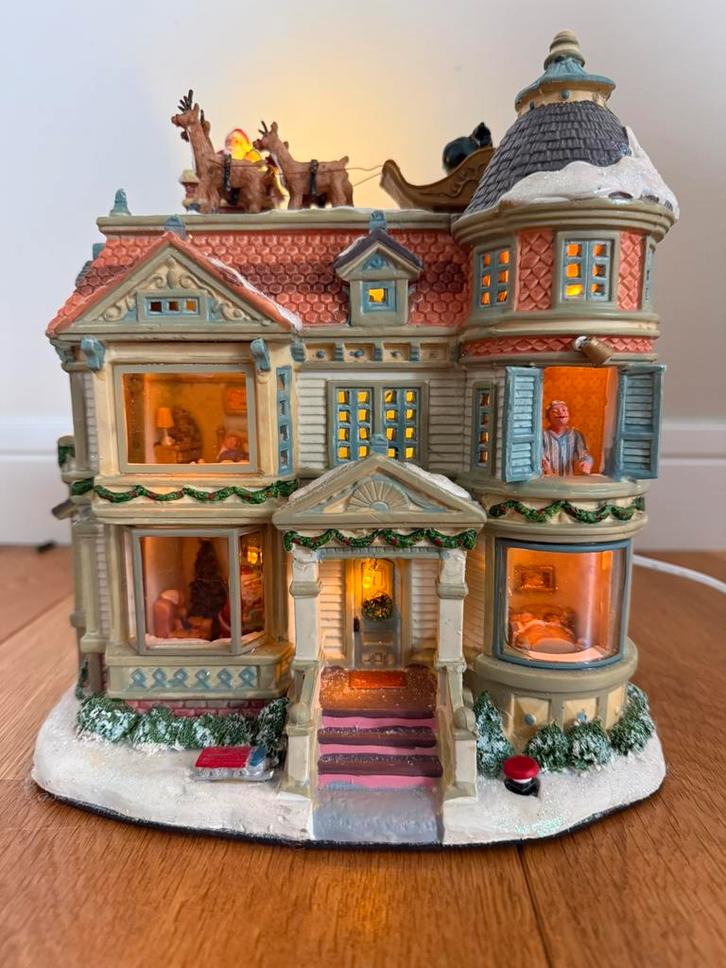 Lemax 85719 C’était la veille de Noël, Diversen, Kerst, Zo goed als nieuw, Ophalen of Verzenden