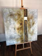 Twee Olieverf Schilderijen - 100x100 cm, Ophalen