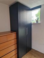 IKEA zwart/bruine Pax kast, 50 tot 100 cm, Gebruikt, Met hangruimte, 50 tot 75 cm