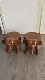 Antieke handgemaakte olifanten uit India, Antiek en Kunst, Ophalen of Verzenden