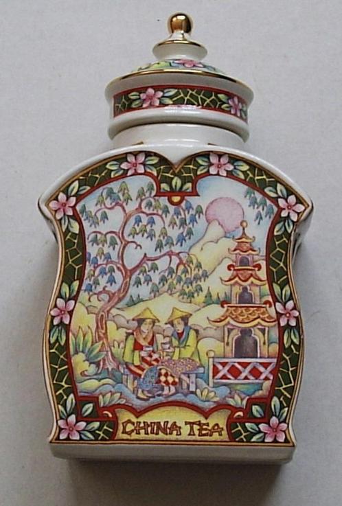 Theebusje, porselein - Sadler The world of tea collection, Antiek en Kunst, Curiosa en Brocante, Verzenden