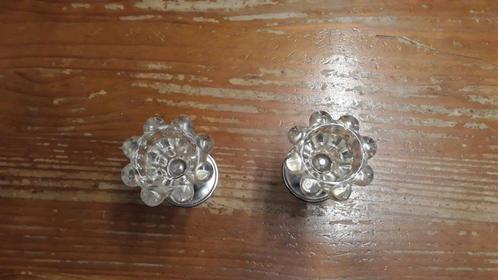 2x antieke kaars kandelaar, Huis en Inrichting, Woonaccessoires | Kandelaars en Kaarsen, Gebruikt, Kandelaar, Minder dan 25 cm