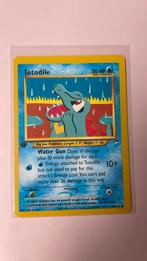First edition OFFCENTRE-CRIMPED totodile 85/105, Ophalen, Zo goed als nieuw