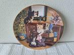 Poezen in de ladekast Kahla wandbord D20 cm, Antiek en Kunst, Antiek | Porselein, Ophalen of Verzenden