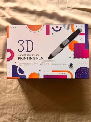 3D pen, weinig gebruikt, zgan beschikbaar voor biedingen