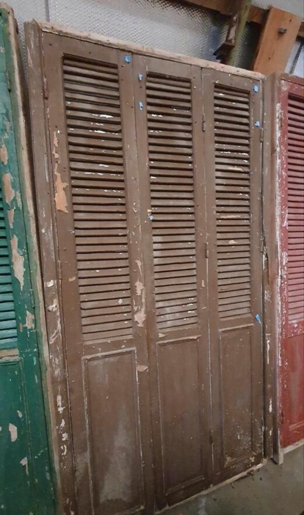 ANTIEK FRANS LOUVRE RAAM UNIEK! 115X220 CM, Antiek en Kunst, Curiosa en Brocante, Ophalen of Verzenden