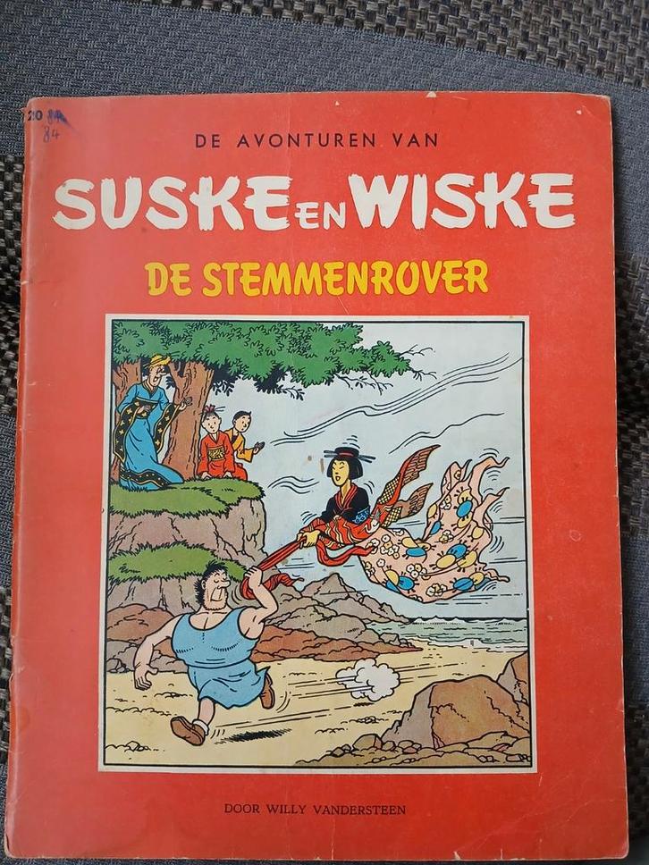 Suske en Wiske -20  De Stemmenrover (2 kleuren druk), Boeken, Stripboeken, Gelezen, Eén stripboek, Ophalen of Verzenden