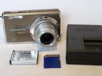 Olympus FE-5035, accu ,oplader, SD-kaart, Overige merken, Zo goed als nieuw, Geheugenkaart, Camera