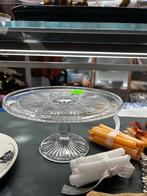 Vintage Taartplateau - Elegant Design kristal, Antiek en Kunst, Ophalen of Verzenden