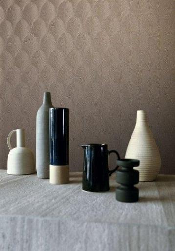 Casamance Metal Tourmaline Taupe Behangrol 75781528 beschikbaar voor biedingen