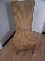 Gratis 4 rotanstoelen, Huis en Inrichting, Stoelen, Ophalen, Gebruikt, Bruin, Riet of Rotan