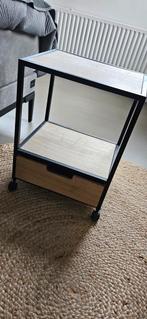 nachtkastje met lade, Huis en Inrichting, Tafels | Bijzettafels, Ophalen, Minder dan 45 cm, Minder dan 55 cm, Gebruikt