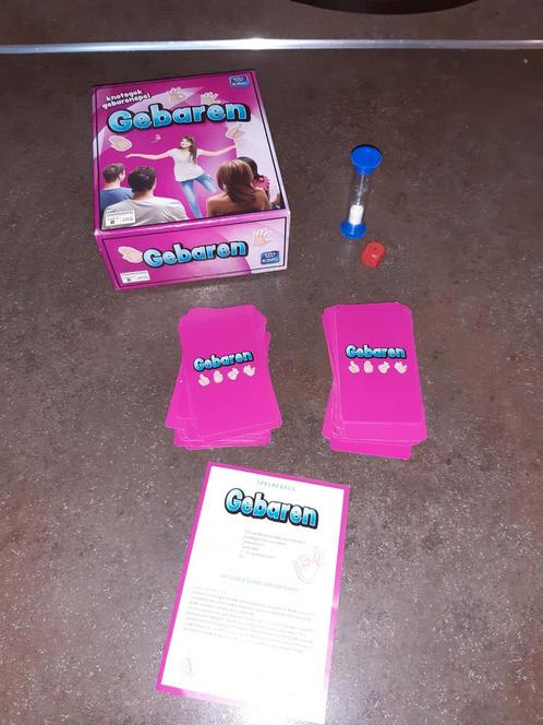 Gebaren nieuwstaat, Hobby en Vrije tijd, Gezelschapsspellen | Overige, Zo goed als nieuw, Ophalen of Verzenden