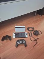Zeer nette Nintendo Switch Oled + accesoires, Ophalen, Zo goed als nieuw, Met 1 controller, Switch OLED