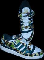 Nieuwe Adidas Bape x Forum low Green Camo sneakers., Overige kleuren, Verzenden, Nieuw, Sneakers of Gympen