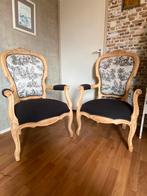 2 heerlijk zittende brocante fauteuils / stoelen - Setprijs, Ophalen