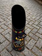 Beschilderde Kolenkit Folklore Motief-ophalen in Stolwijk, Antiek en Kunst, Antiek | Emaille, Ophalen