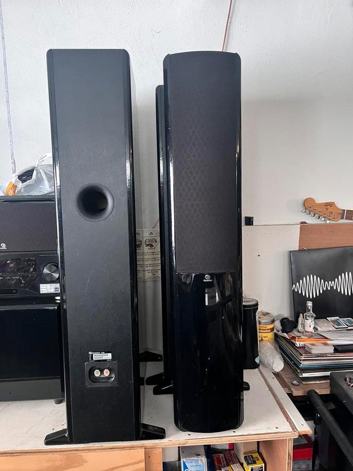 Boston acoustic audio set. Bas hoog laag midden. Een top set, Audio, Tv en Foto, Luidsprekers, Zo goed als nieuw, Front, Rear of Stereo speakers