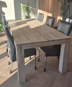 Per direct op te halen: Robuuste White wash eettafel, Huis en Inrichting, Ophalen, Rechthoekig, 200 cm of meer, 50 tot 100 cm
