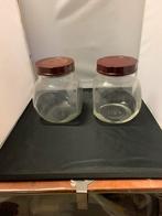 Vintage snoep potten glas bakeliet, Ophalen of Verzenden, Zo goed als nieuw, Glas, Pot, Bus of Blik