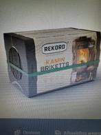 Hout briketten ruf nestro pinikay bruinkool pellets enz !!!, Minder dan 3 m³, Ophalen, Overige houtsoorten, Blokken