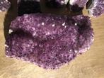 Amethist cluster (18) 7,15 kg, 37x20x10 cm diep paars, Ophalen of Verzenden, Mineraal