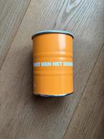 Oranje Spaarpot 'Kunst van het Bewaren', Gebruikt, Ophalen of Verzenden, Minder dan 10 liter, Metaal