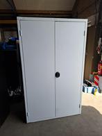 Metalen draaideurkast met 5 legborden. Met sleutel, Ophalen, Gebruikt, 100 tot 150 cm, Metaal