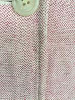 B700 Gigue: maat 38=M linnen jasje colbert blazer roze+wit