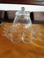 Bowl, Sangria Set met 6 Glazen - Takjes Gegraveerd, Ophalen of Verzenden