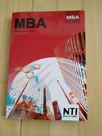 MBA bedrijfseconomie deel 1 J.van den Hogen, NTI, Mariette Barends, Zo goed als nieuw, Ophalen, Economie en Marketing