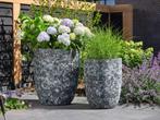 Grote sfeervolle keramieken bloempotten voor tuin & terras, Tuin, Rond, Nieuw, Ophalen of Verzenden