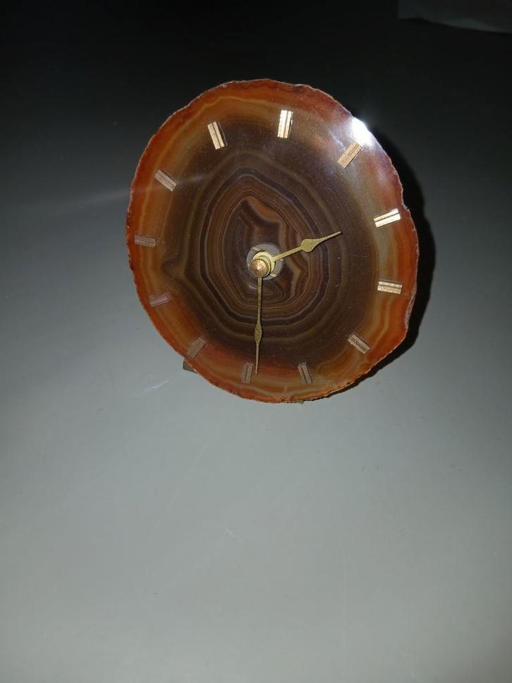 Agaat klokje – natuurlijk gesteente, stijlvolle deco, Huis en Inrichting, Lampen | Plafondlampen, Zo goed als nieuw, Ophalen of Verzenden