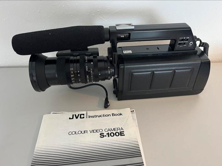 JVC S-100E colour video camera met Canon V10x16 zoomlens, Audio, Tv en Foto, Videocamera's Analoog, Camera, Ophalen of Verzenden