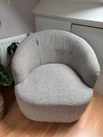 Fauteuil taupe, Ophalen, Gebruikt, Minder dan 75 cm, Stof