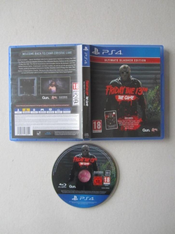 Friday the 13th Playstation 4 PS4, Spelcomputers en Games, Games | Sony PlayStation 4, Zo goed als nieuw, Avontuur en Actie, 1 speler
