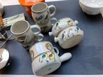 Vogels! Mokken, kommen, dekselpotje Retro, Huis en Inrichting, Keuken | Servies, Keramiek, Overige typen, Ophalen of Verzenden