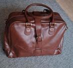 Lederlook schoudertas, Sieraden, Tassen en Uiterlijk, Tassen | Schoudertassen, Ophalen of Verzenden, Gebruikt, Bruin