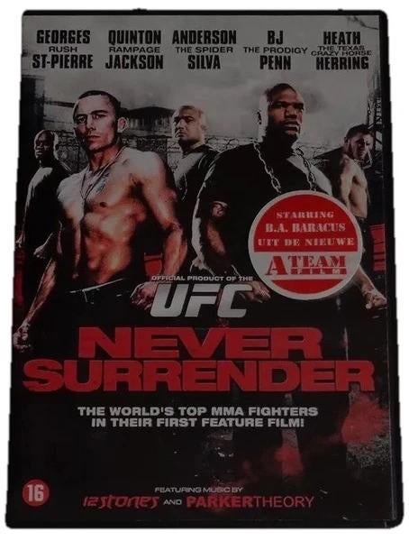 NEVER SURRENDER dvd NL ONDERTITELS UFC Actie MMA, Alle leeftijden, Verzenden, Zo goed als nieuw