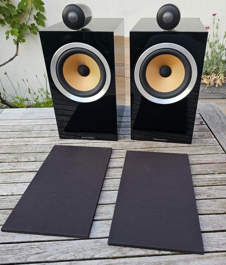 B&W CM6S2 topmonitor voorganger 705S3. Tweeter on top,izgst, Audio, Tv en Foto, Luidsprekers, Zo goed als nieuw, Front, Rear of Stereo speakers