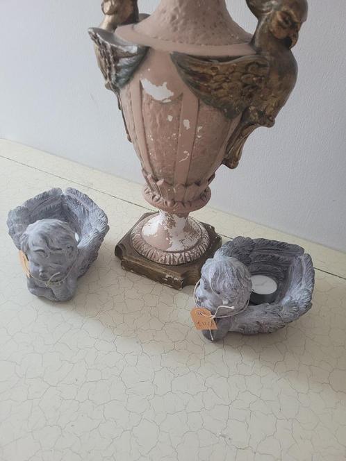 kandelaars in de vorm van engeltjes p/st 8,95 foto 1 t/m 3, Huis en Inrichting, Woonaccessoires | Kandelaars en Kaarsen, Nieuw