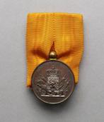 Medaille voor Trouwe Dienst, Brons, Wilhelmina (1928-1948), Nederland, Ophalen of Verzenden, Landmacht, Lintje, Medaille of Wings