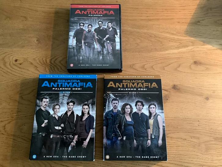 15). Squadra Antimafia Palermo - Seizoen 1, 3 & 4., Cd's en Dvd's, Dvd's | Thrillers en Misdaad, Zo goed als nieuw, Maffia en Misdaad